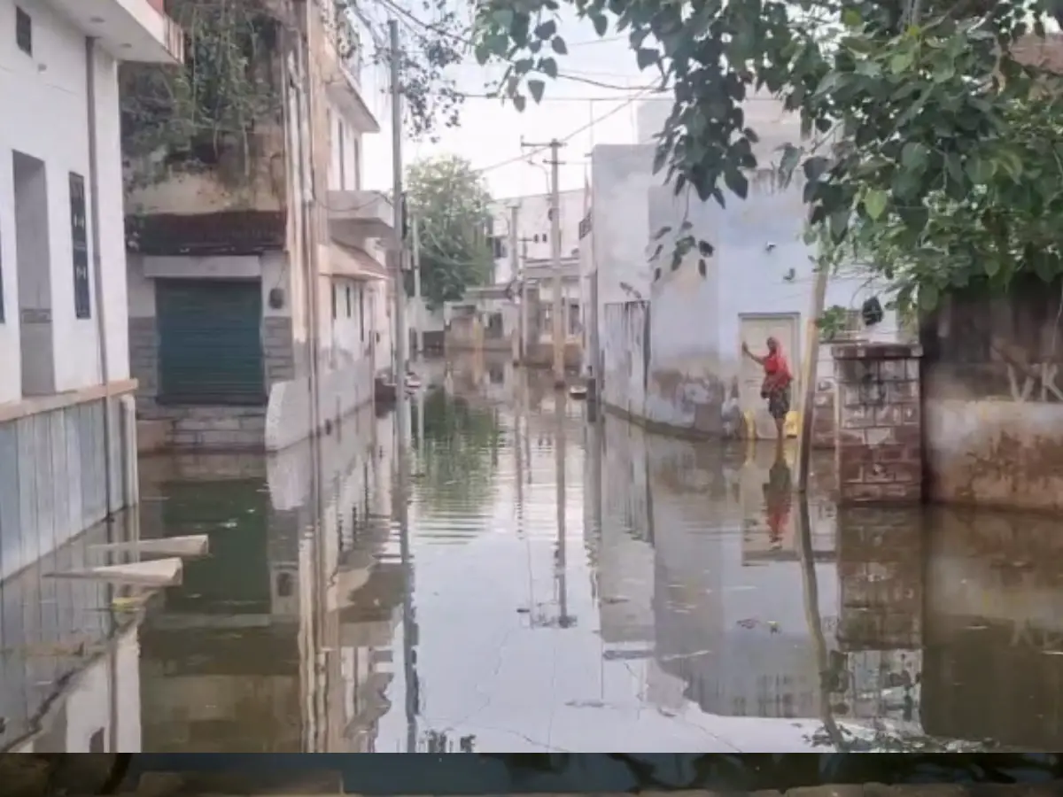 Sujangarh water logging