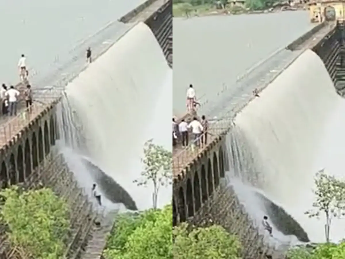 डैम पर स्टंट करना युवक को पड़ा भारी, पानी के तेज बहाव में हुआ लापता
