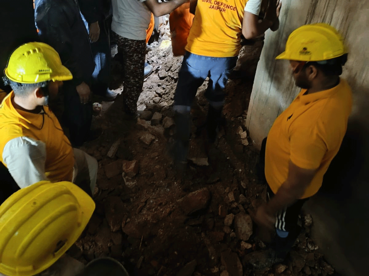 House collapses in Jaipur