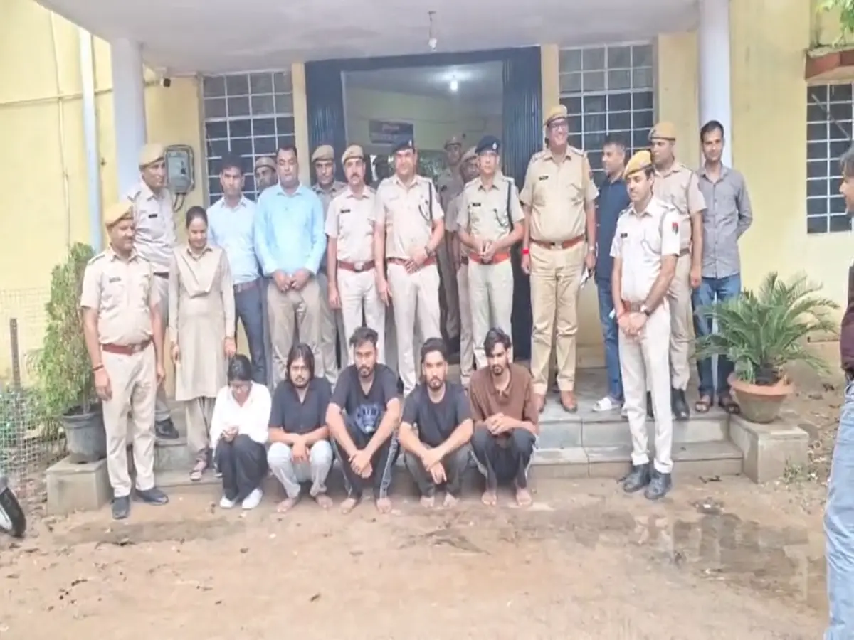 सवाई माधोपुर में बड़ा खुलासा! युवती समेत 5 गिरफ्तार, करोड़ों के ऑनलाइन सट्टा रैकेट का भंडाफोड़