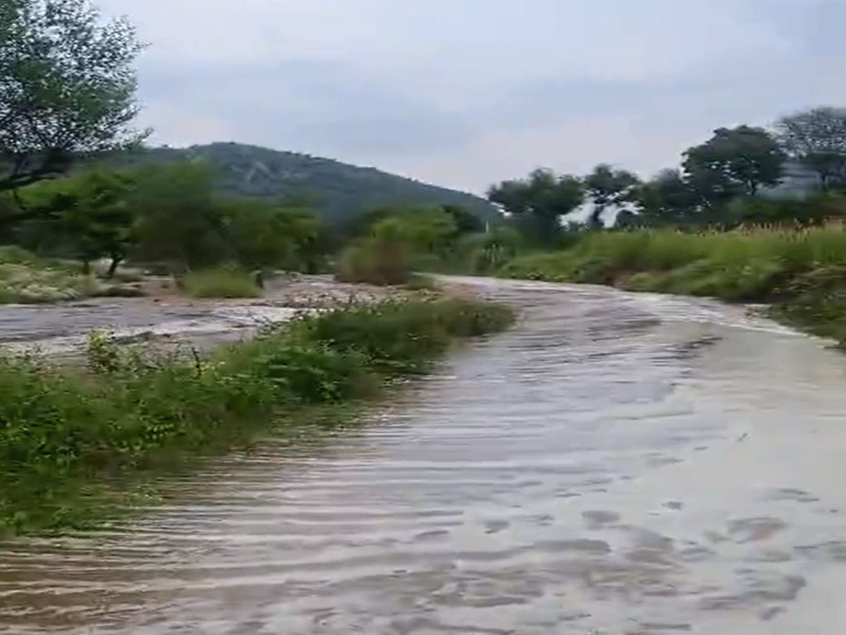 Sikar Raipur dam overflowed