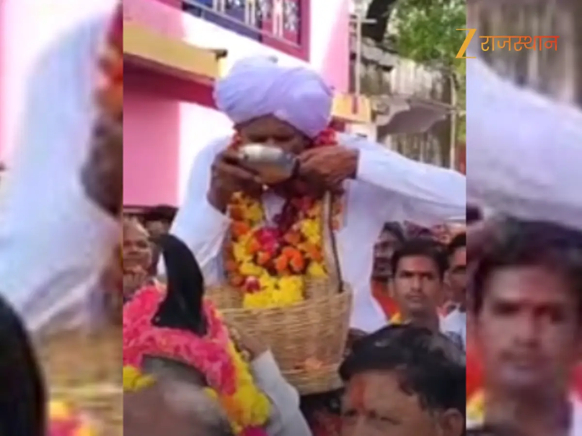 Viral Video: तेजाजी शोभायात्रा में भोपा का करतब, काले नाग के साथ पिया दूध, वीडियो सोशल में मीडिया पर वायरल