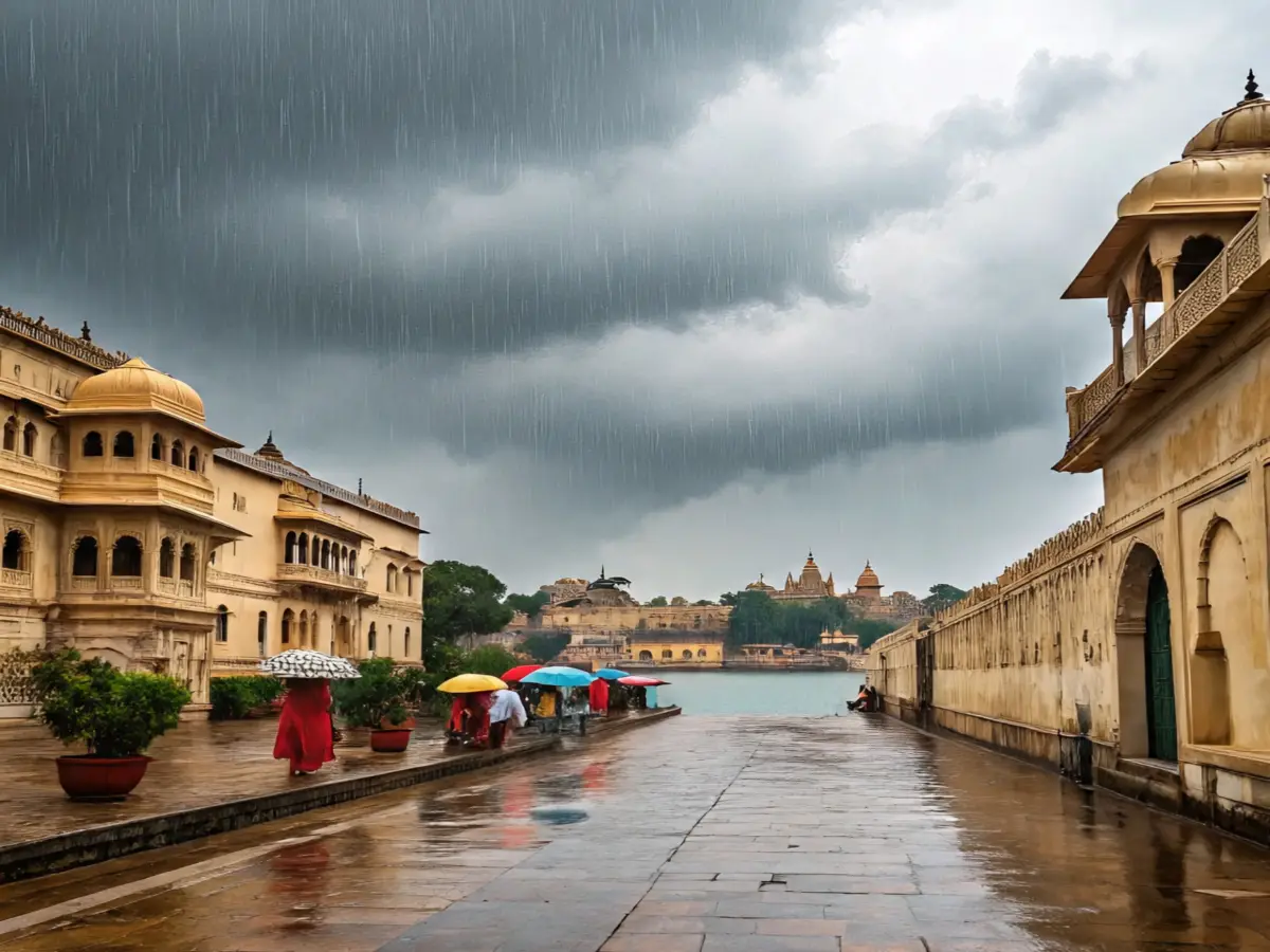 उदयपुर में आज भी बरसेंगे बदरा! विभाग ने तेज बारिश के लिए ऑरेंज अलर्ट किया जारी