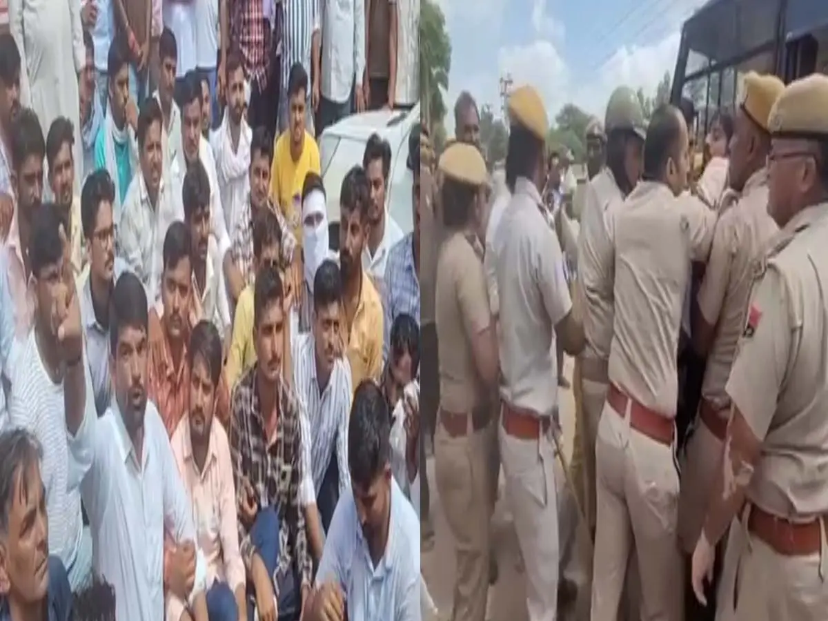 बीकानेर के आयुष्मान अस्पताल पर कांग्रेस का हल्ला बोल, लाइसेंस रद्द करने की मांग