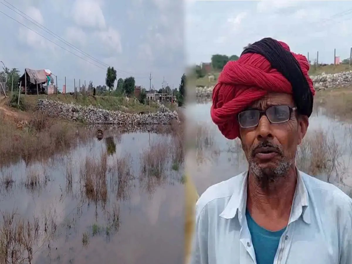 बदहाल है आसींद का दूल्हा सागर, हाइवे तक पानी ,खेत भी खराब