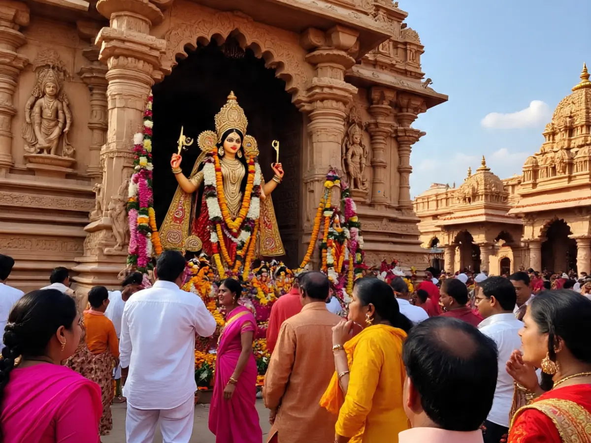 सातवां दिन (कालरात्रि) और आठवां दिन (महागौरी)