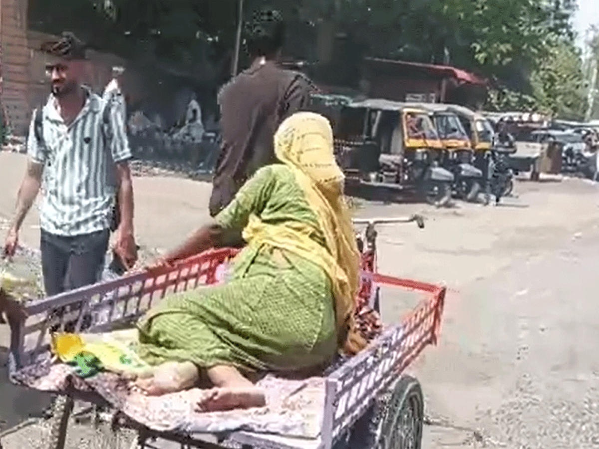 Painful scene in Barmer