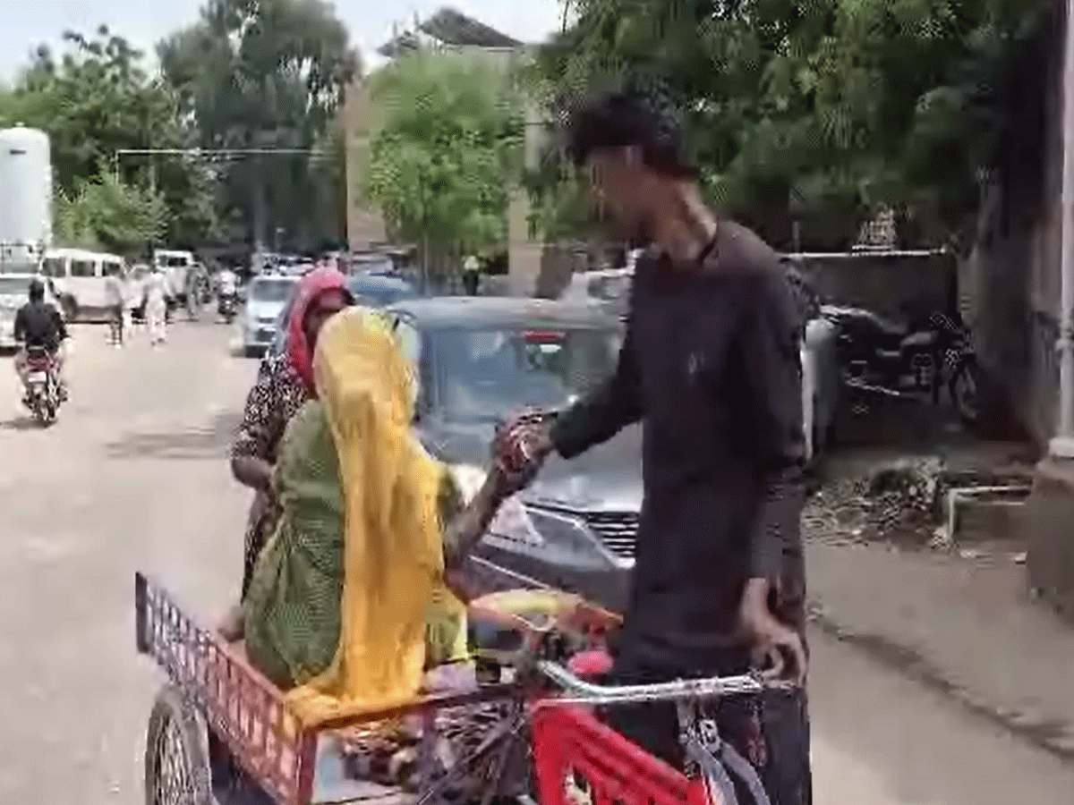 Painful scene in Barmer