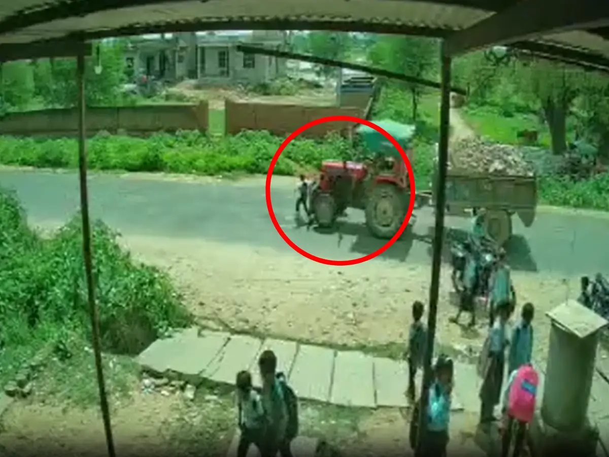 स्कूल से घर जा रही बालिका को ट्रैक्टर ने कुचला, हादसे में नाबालिग की मौत