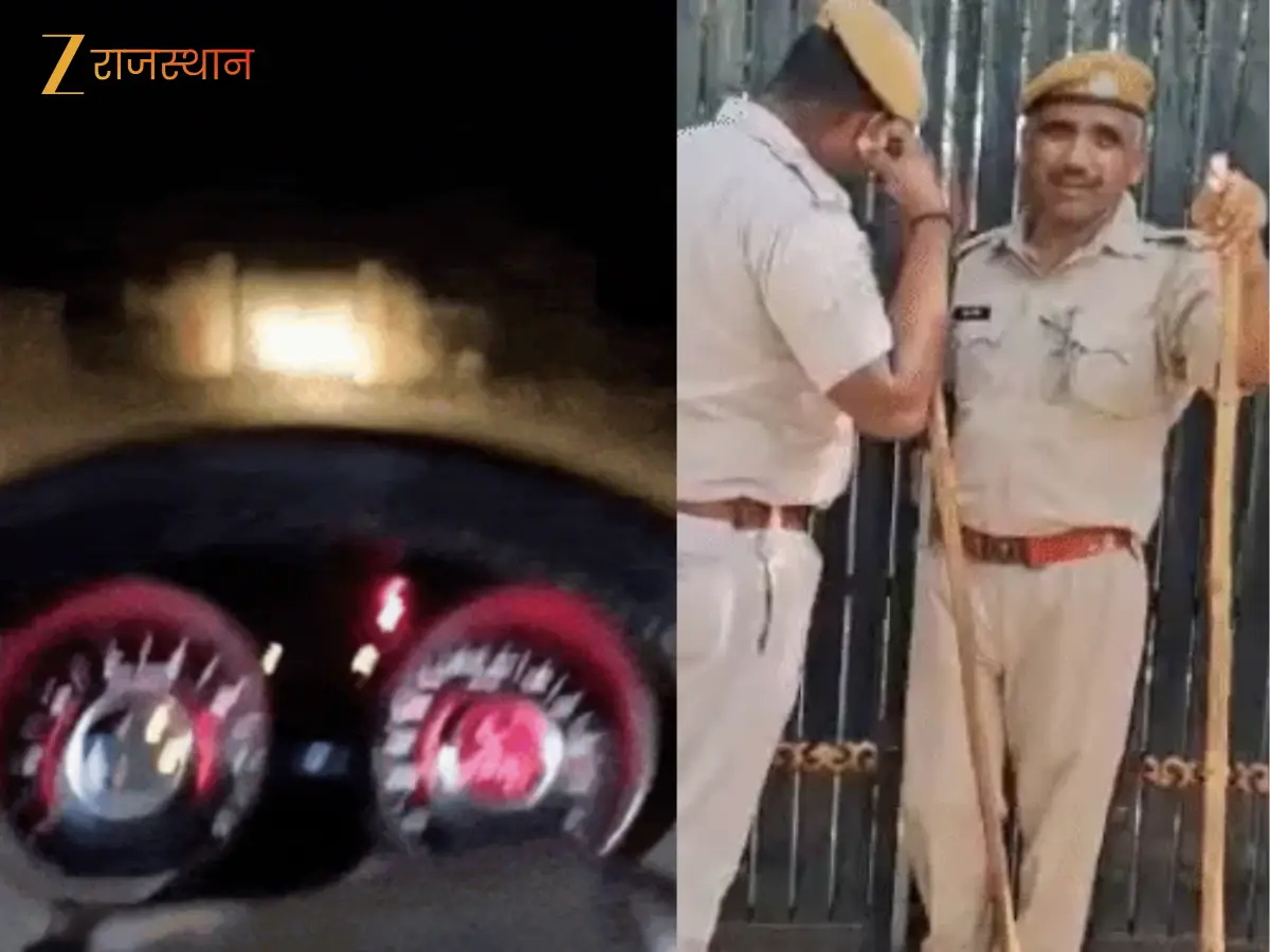 भरतपुर मोती महल में उग्र हुआ रियासतकालीन झंडा विवाद, SUV से तोड़ा गेट