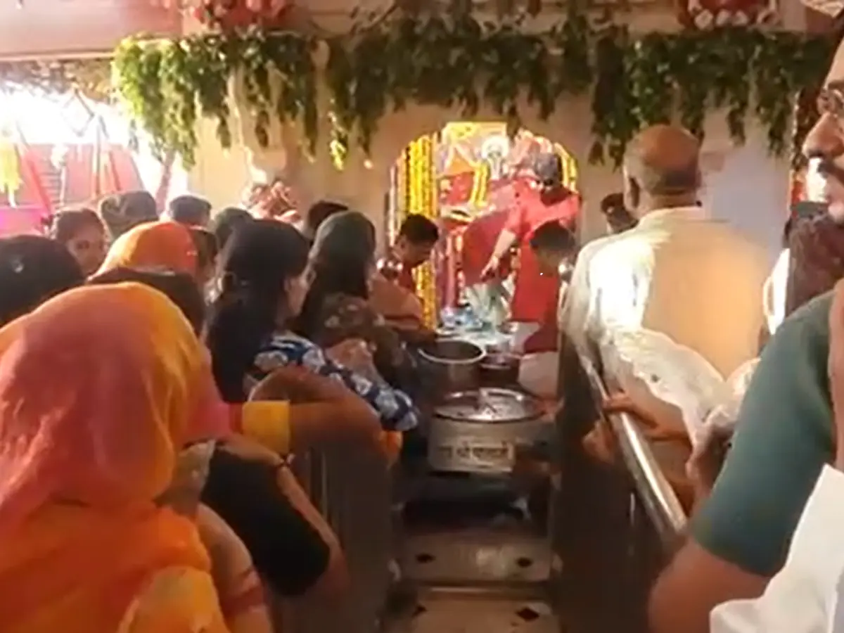 मंदिर की सजावट