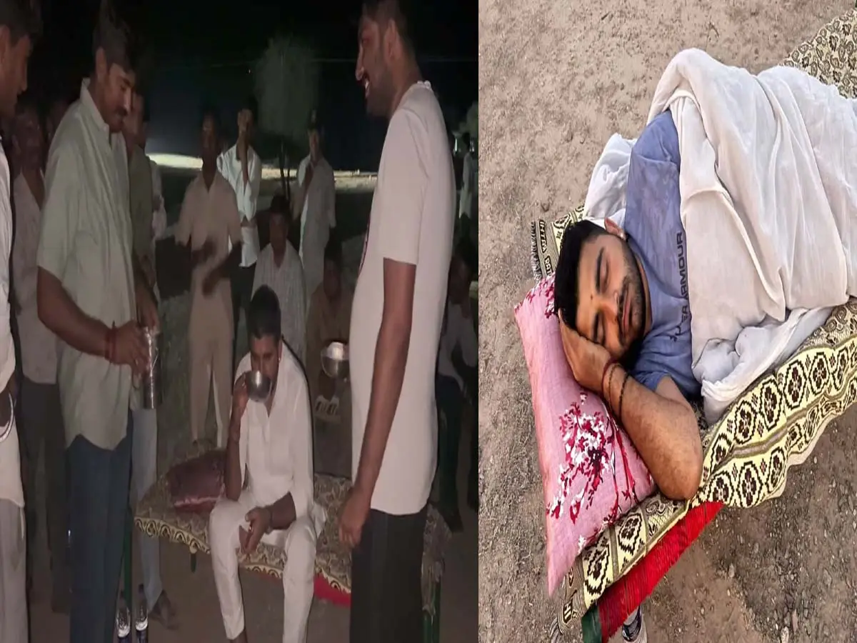 लखा गांव में 7वें दिन भी धरना, पीड़ित को न्याय के लिए रविंद्र भाटी ने खड़ी कर दी खाट लखा गांव में 7वें दिन भी धरना, पीड़ित को न्याय के लिए रविंद्र भाटी ने खड़ी कर दी खाट