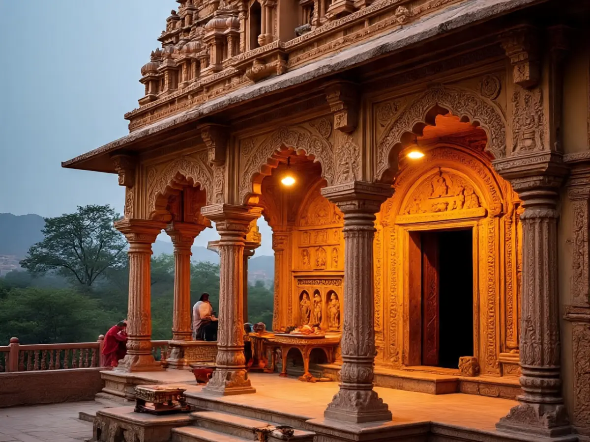माता के घुटने की पूजा