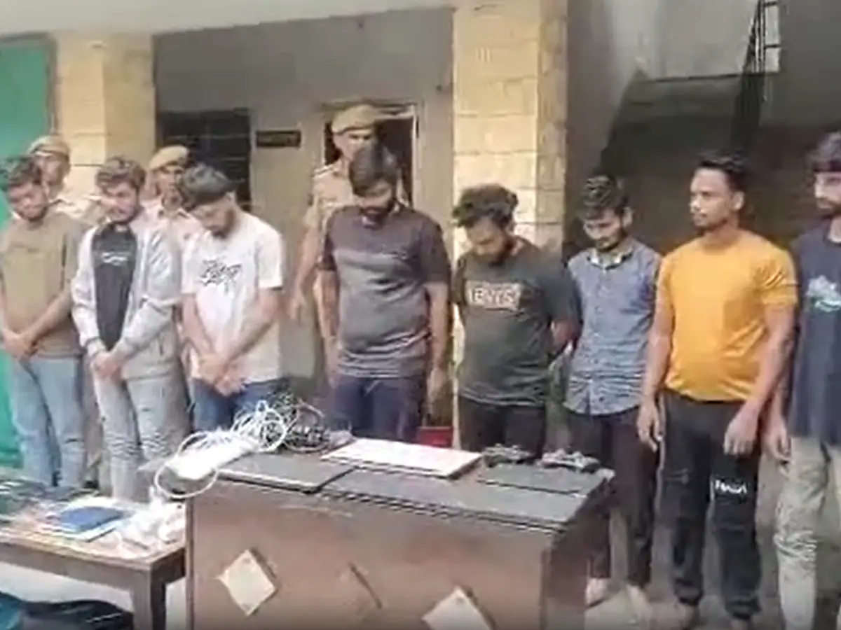 जोधपुर पुलिस की बड़ी कार्रवाई, 'रेड्डी अन्ना' ऐप से ठगी करने वाले 9 आरोपी गिरफ्तार