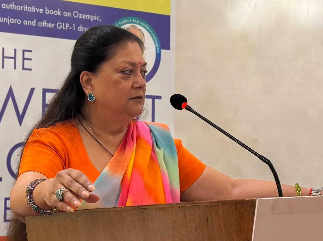 भारत में तेजी से बढ़ रही मोटापा महामारी, वसुंधरा राजे ने बताया इसका सटीक इलाज! भारत में तेजी से बढ़ रही मोटापा महामारी, वसुंधरा राजे ने बताया इसका सटीक इलाज!