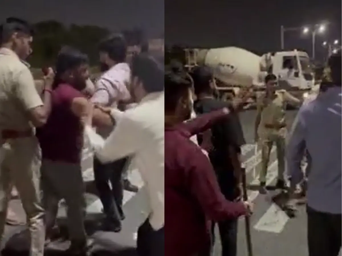 जज की कार में सवार युवकों का तांडव! फौजी की कार तोड़ी और पुलिस को धमकाया