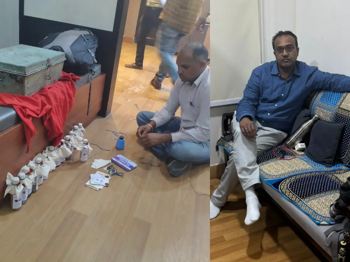 SMS अस्पताल में सफ़ेद कोट के पीछे काले कारनामे, ACB ने पॉवरफुल डॉक्टर मनीष  अग्रवाल को रंगे हाथ रिश्वत लेते किया गिरफ्तार