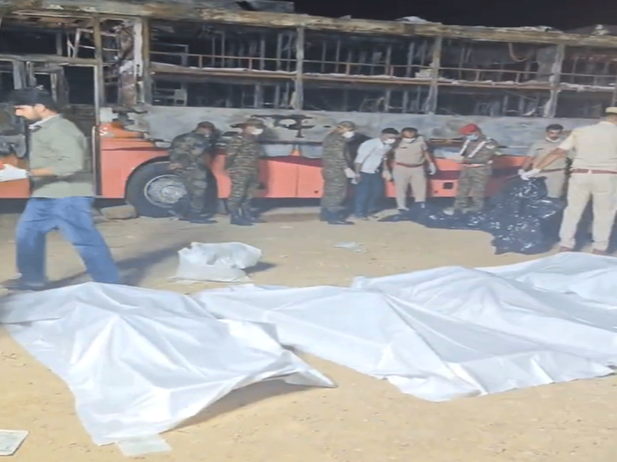 Jaisalmer bus fire