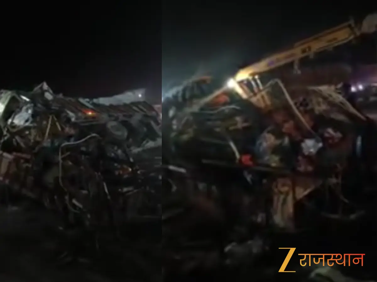 Ajmer Road Accident: अजमेर में भीषण सड़क हादसा, तेज तफ्तार ट्रक ने ट्रैक्टर को मारी टक्कर, मासूम बच्चे समेत 1 दर्जन लोग गंभीर घायल
