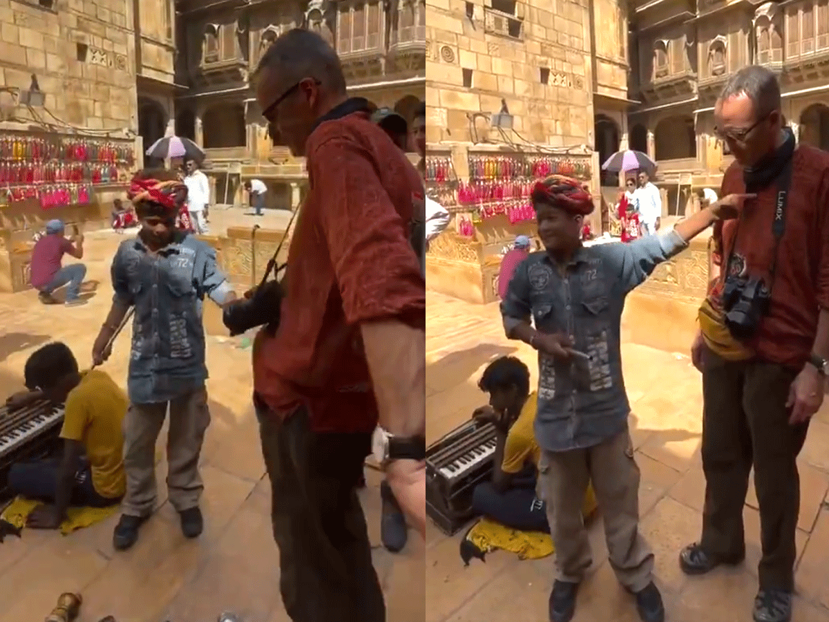 राजस्थानी टाबर ने दिखाया ऐसा जादू, विदेशी मेहमान आंखें रगड़ने पर हो गए मजबूर