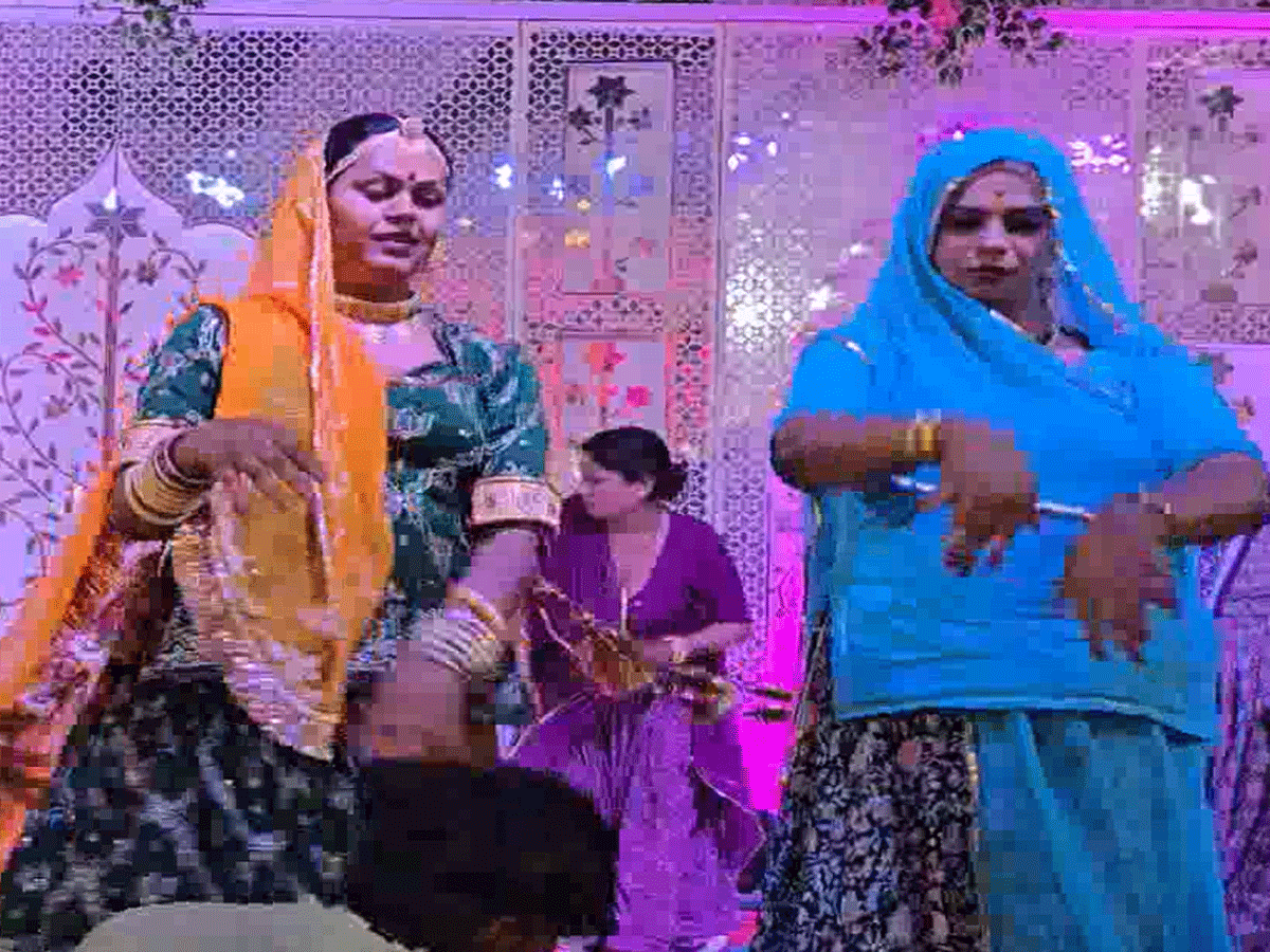 dance of Kinnars in Nagaur