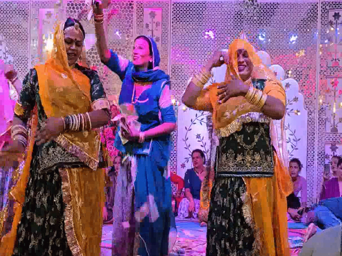 dance of Kinnars in Nagaur