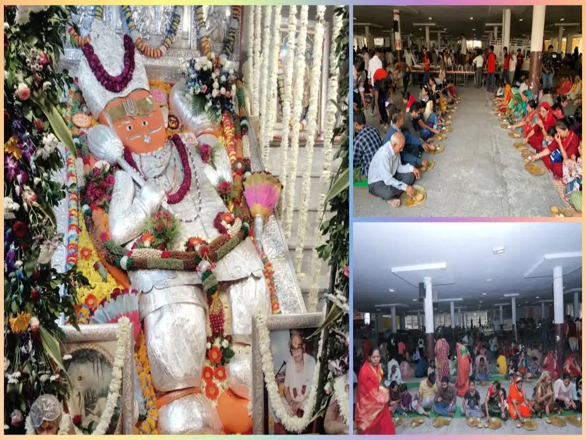 जयपुर में लगेगी भक्तों की सबसे बड़ी पंगत! खोले के हनुमान मंदिर में 1.75 लाख लोगों को मिलेगी प्रसादी, 12 घंटे चलेगा अन्नकूट महाभोज