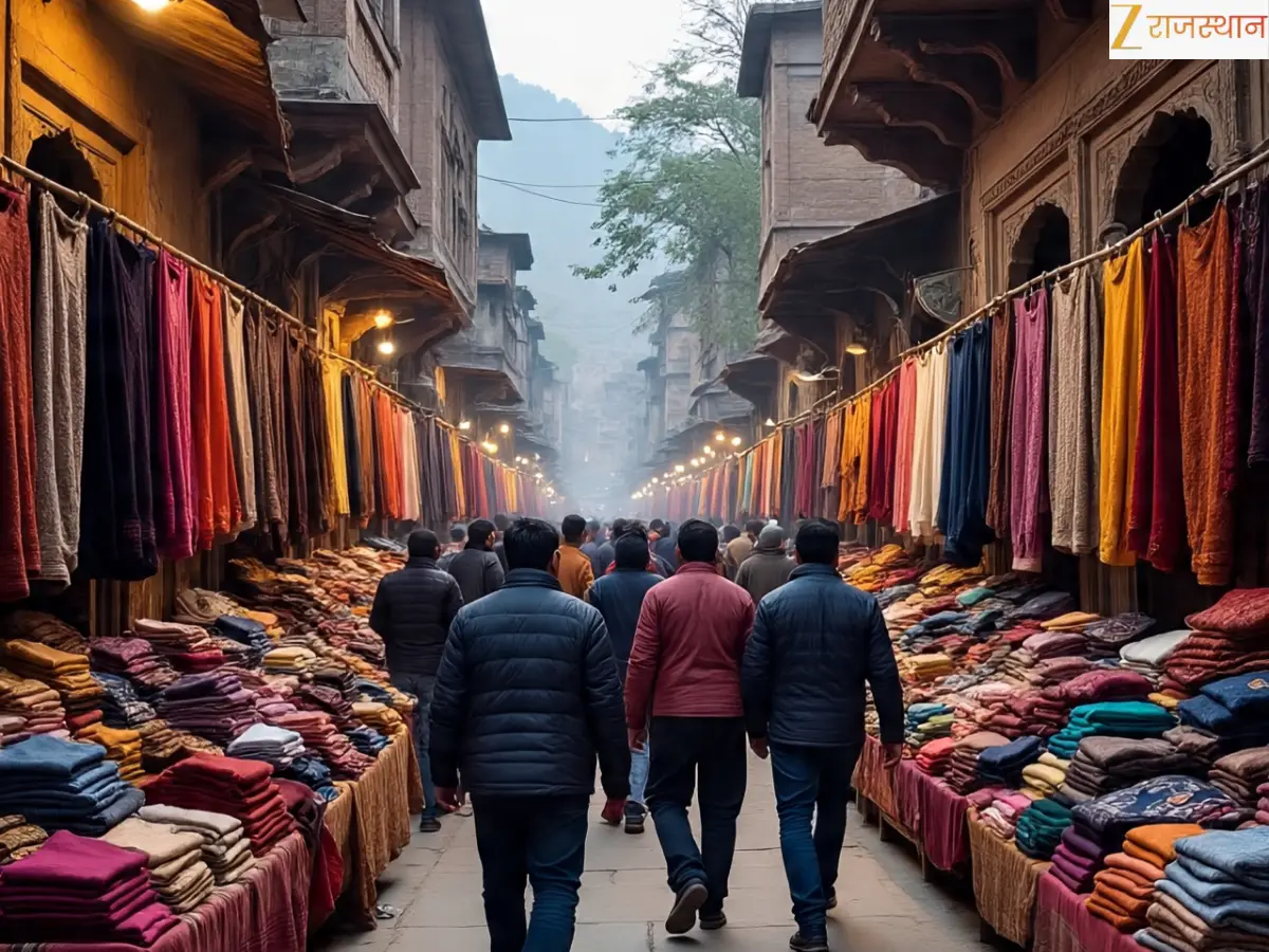Jaipur winter shopping market