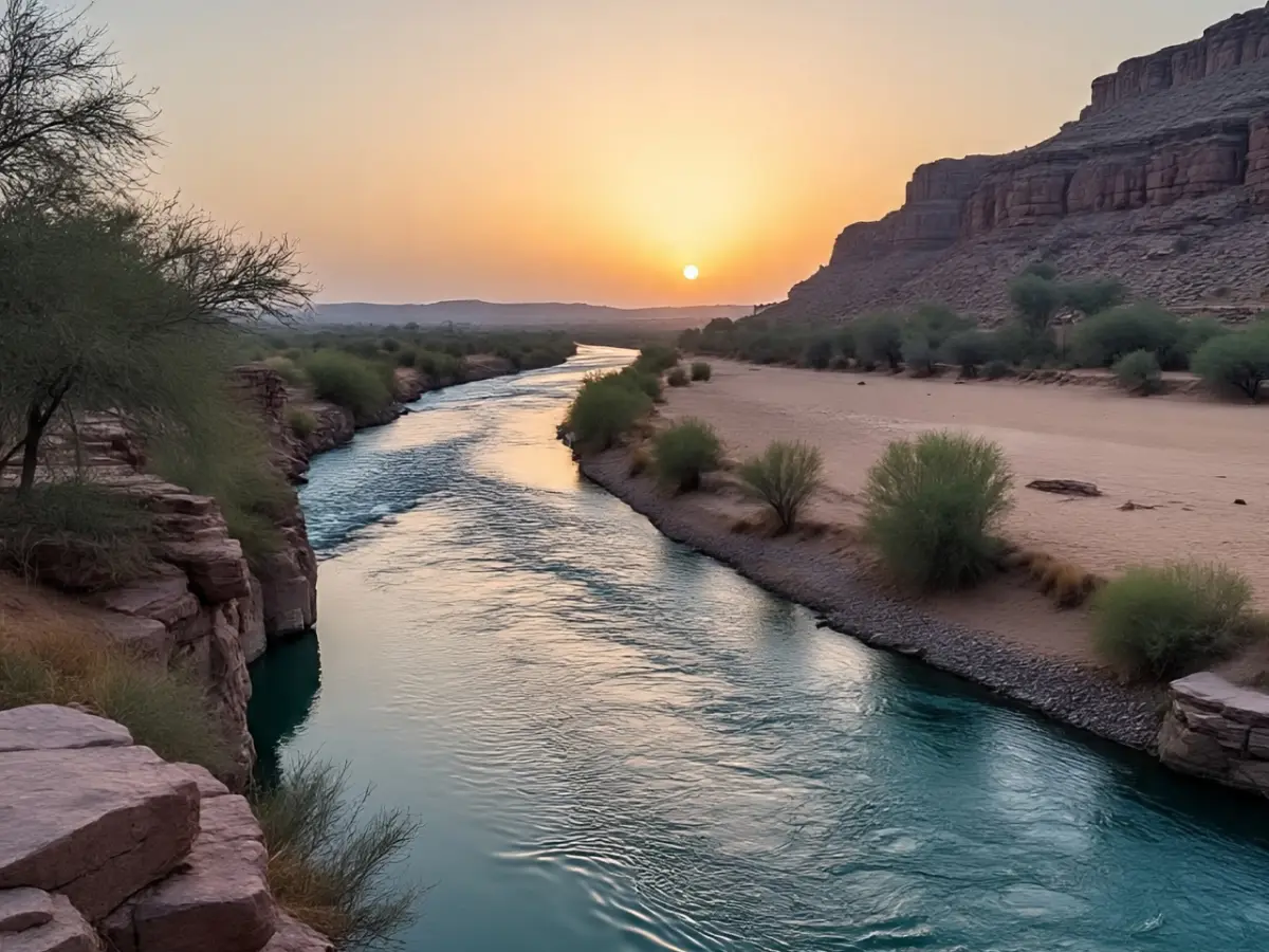 Rajasthan Luni River