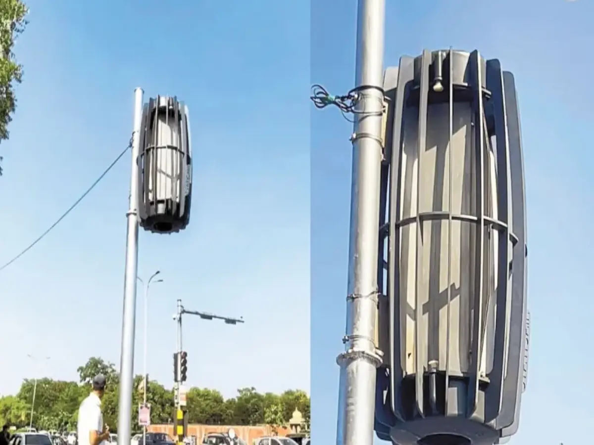जयपुर में लगा हाई-टेक एयर प्यूरीफायर, ट्रैफिक पुलिस बोली अब सच में ‘सांस’ मिली!