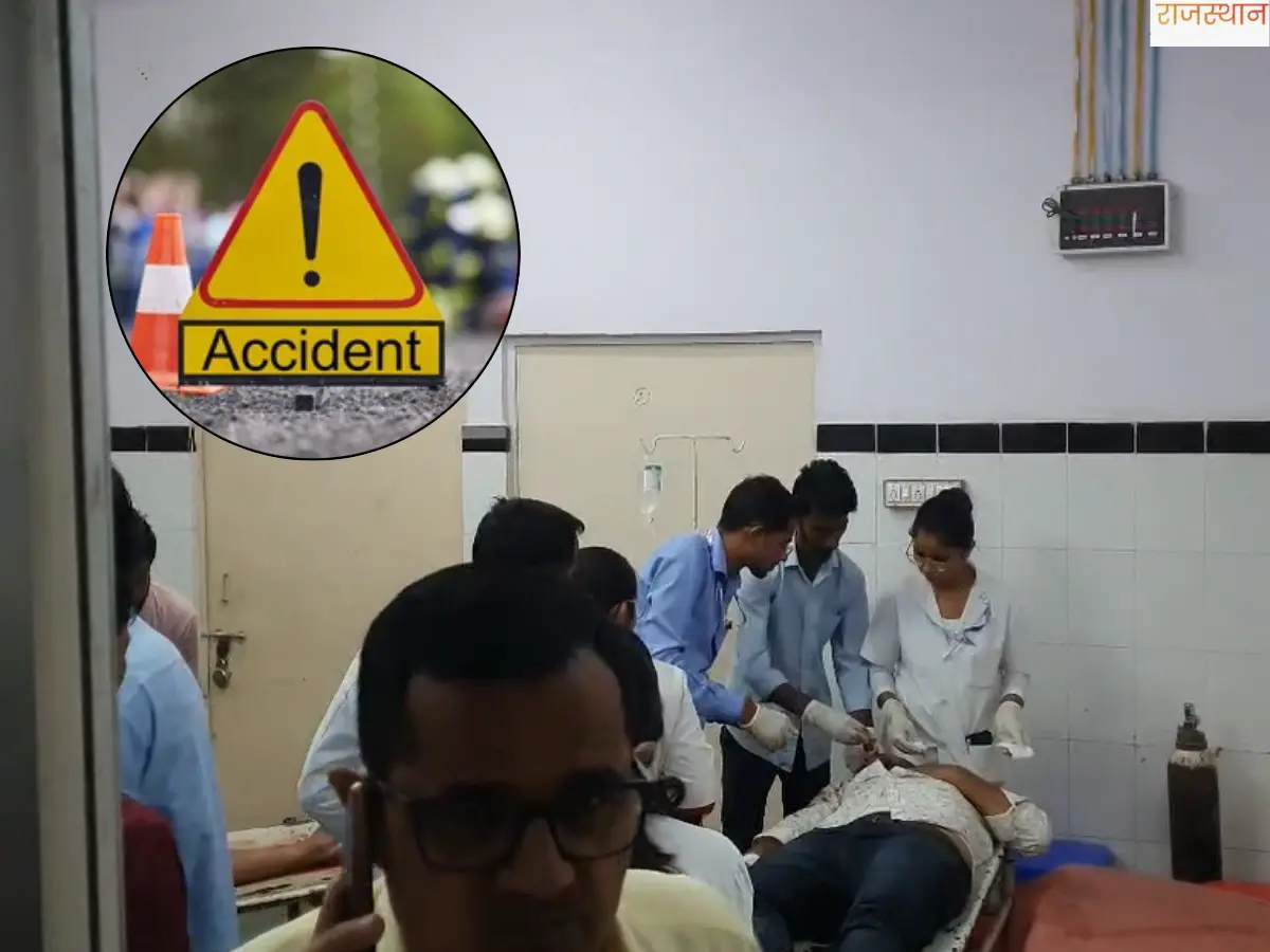 बाड़मेर-चौहटन रोड हादसा, स्लीपर बस ने बाइक को मारी टक्कर, 2 युवक गंभीर