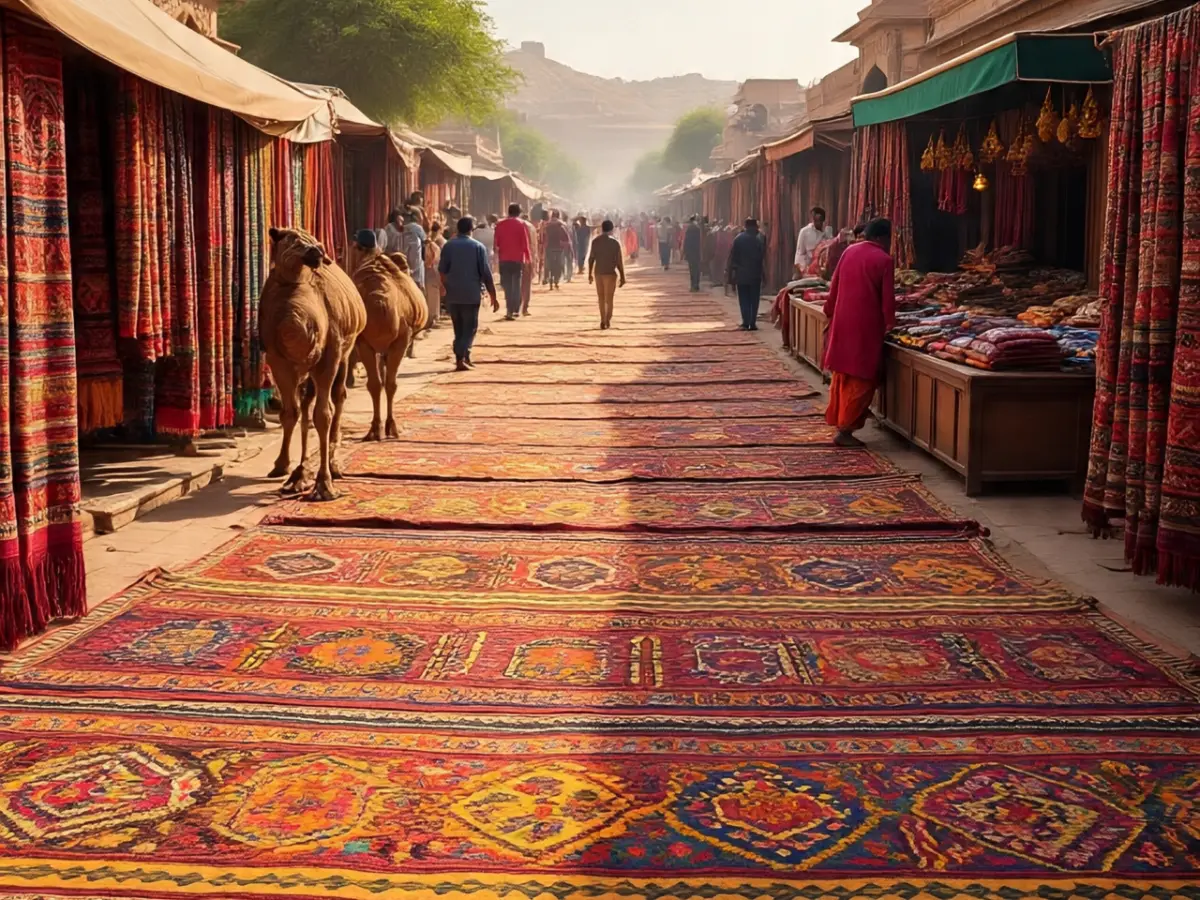 Jaipur Blanket Market