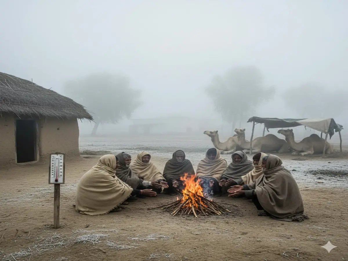 राजस्थान में बदला मौसम, इन इलाकों में छाए बादल और चली तेज शीतलहर