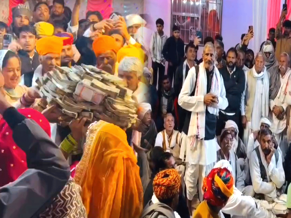 भरतपुर की इस शादी में नाना-मामा ने भरा 1 करोड़ 21 लाख का भात, कैश देख चौंधिया गई लोगों की आंखें