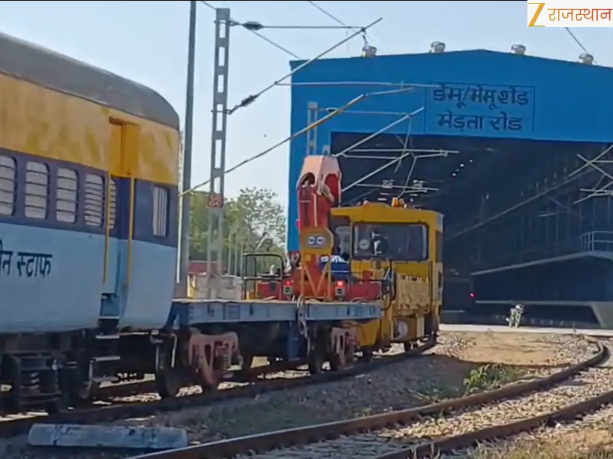 मेड़ता रोड रेलवे शेड में बड़ा खुलासा, ठेका कर्मियों ने लगाया सैलरी वसूली का आरोप