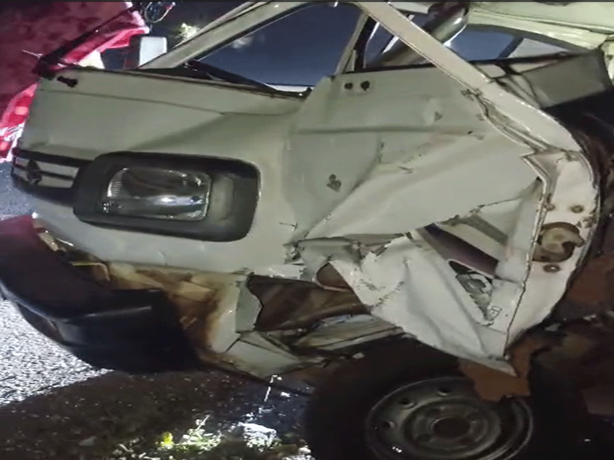 चित्तौड़गढ़ के निम्बाहेड़ा में खौफनाक हादसा, पिकअप-थार की टक्कर में 3 की मौके पर मौत