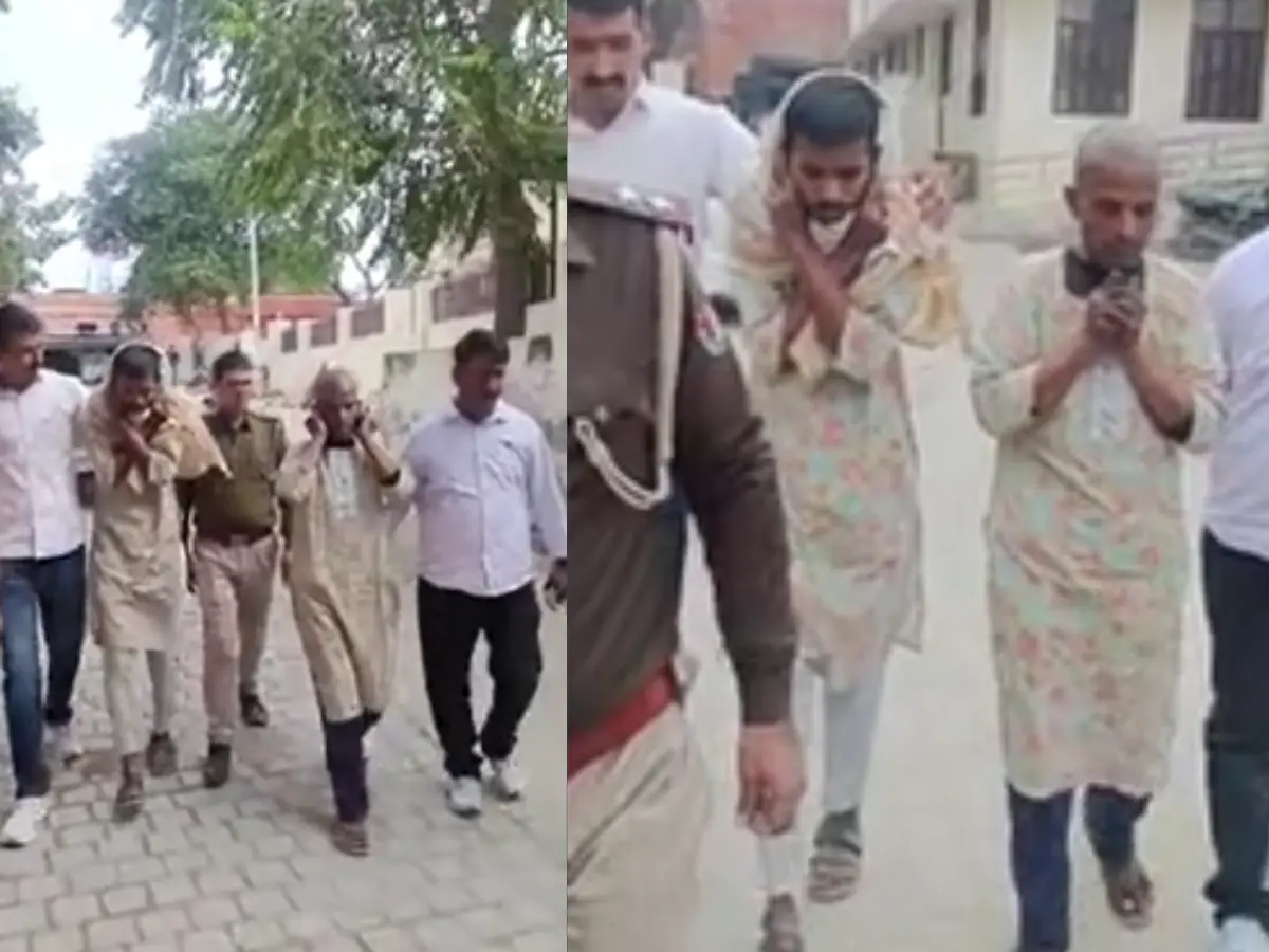 Churu News: चूरू में आरोपियों की परेड, कार लूट-चोरी के आरोपियों के मुंडवाए सिर, महिलाओं के कपड़े पहनाकर निकाला जुलूस!