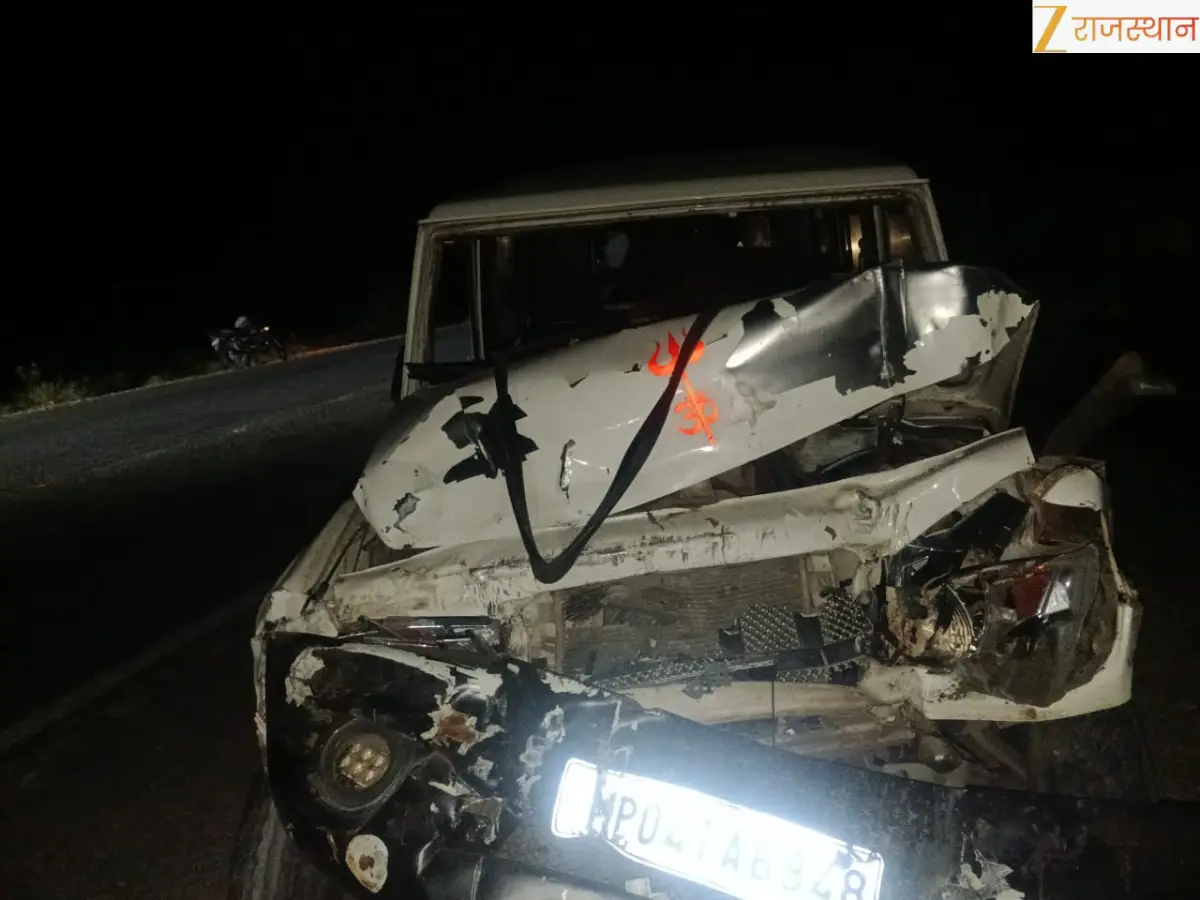 जैसलमेर में हाइवे पर रात का डरावना मंजर, अचानक ब्रेक, फिर जोरदार टक्कर...