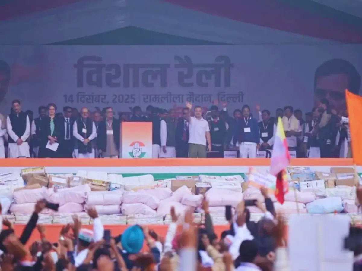 राजस्थान कांग्रेस नेताओं ने दिल्ली में दिखाई ताकत, गहलोत रैली में नहीं हुए शामिल