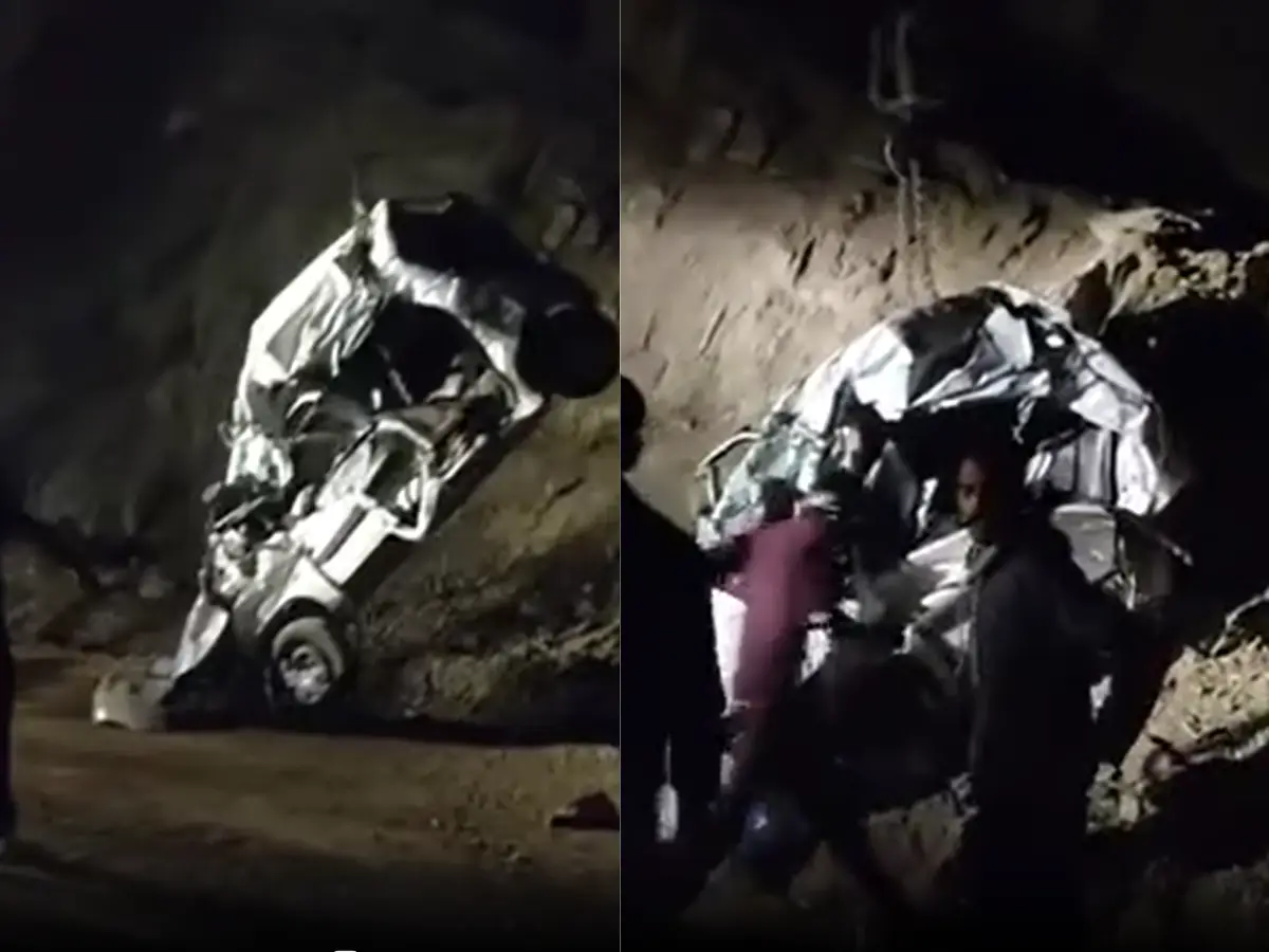 उदयपुर-पिंडवाड़ा नेशनल हाईवे पर भीषण सड़क हादसा, चार लोगों की मौके पर मौत