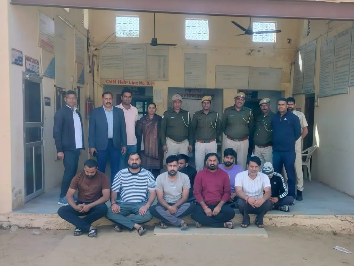 Rajasthan Crime: राजस्थान पुलिस का बड़ा एक्शन: रोहित गोदारा-राहुल रिणाउ गैंग के 8 गुर्गे गिरफ्तार