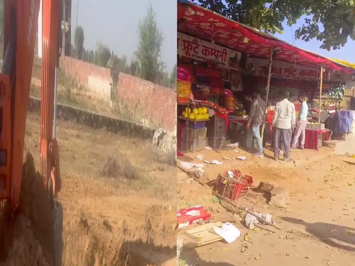 जयपुर जोन 14 में JDA का चला बुलडोज़र, लक्ष्मी मंदिर-टोंक रोड से अतिक्रमण हटा