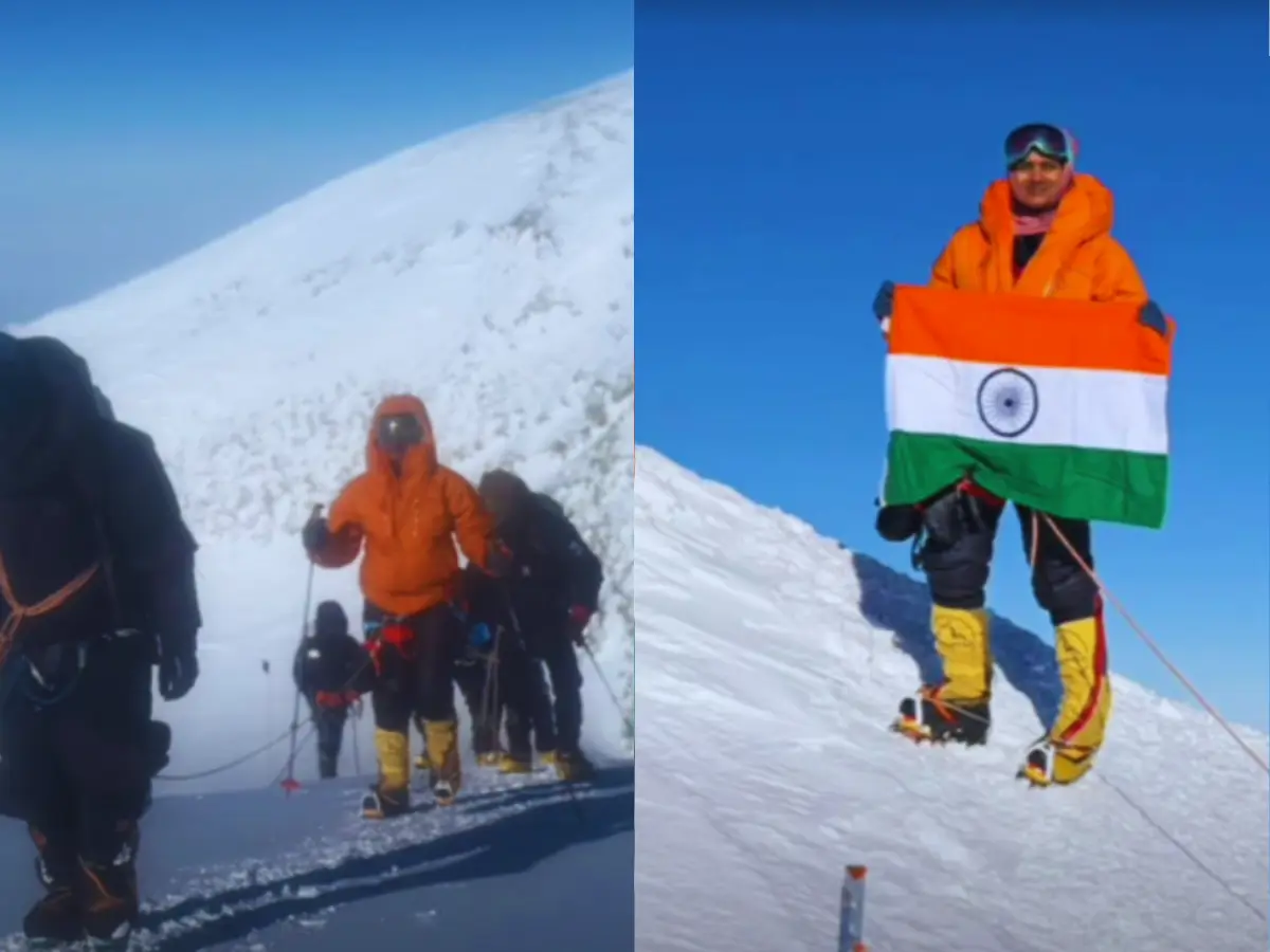 उदयपुर की मनस्वी अग्रवाल ने रचा इतिहास, अंटार्कटिका की सबसे ऊंची चोटी पर फहराया तिरंगा