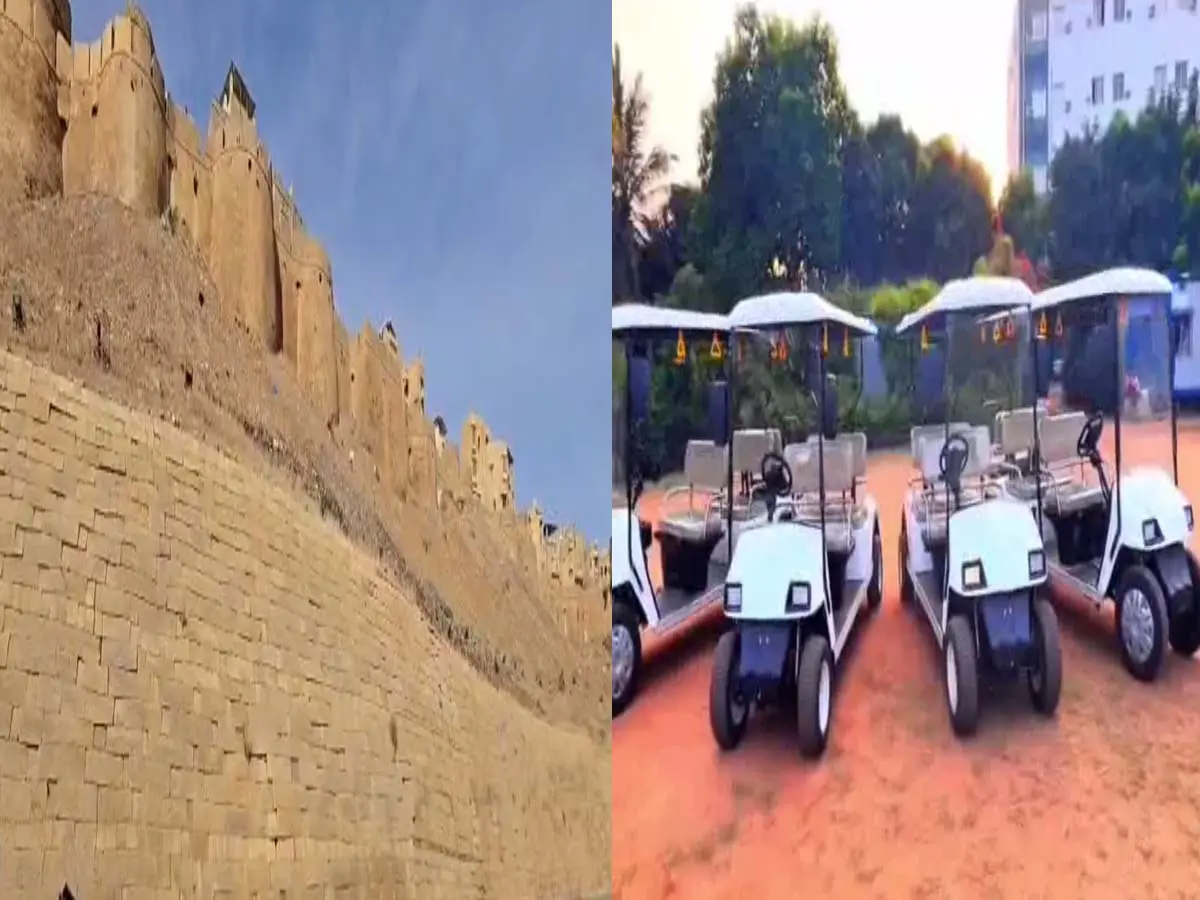 जैसलमेर के सोनार दुर्ग के चारों ओर दौड़ेंगी इलेक्ट्रिक गोल्फ कार्ट, सिर्फ 10 रूपए किराया