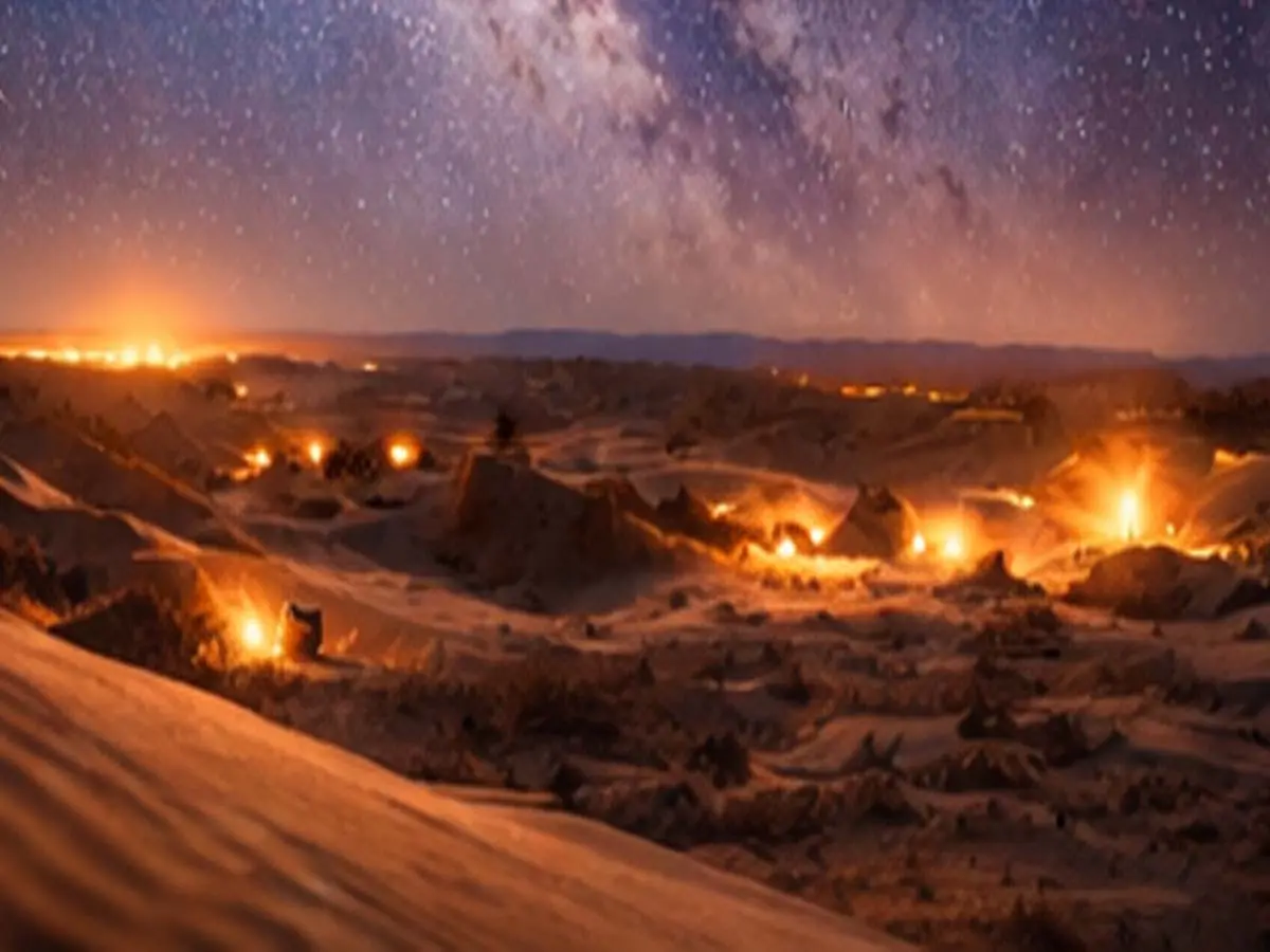 Rajasthan night sky place