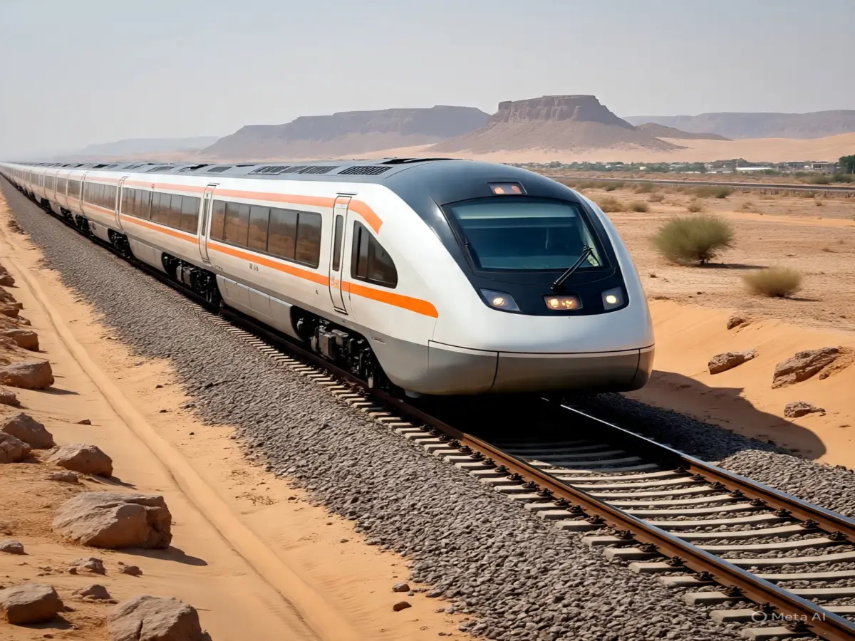 first high speed train trial track in Chausla of Nagaur