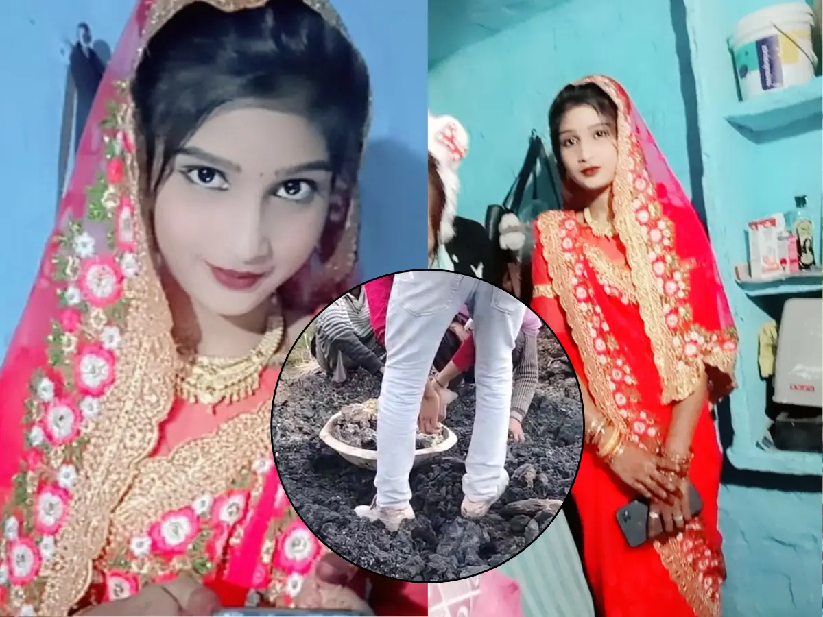 धौलपुर में चिता से निकाला गया गर्भवती नवविवाहिता का अधजला शव, दहेज हत्या का आरोप