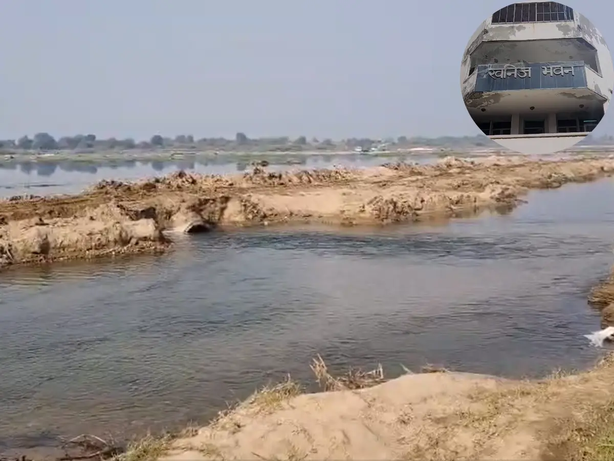 नदी का बहाव बदल मशीनों से निकाल रहे बजरी! टोंक में नदी से बजरी खनन पर बड़ा सवाल