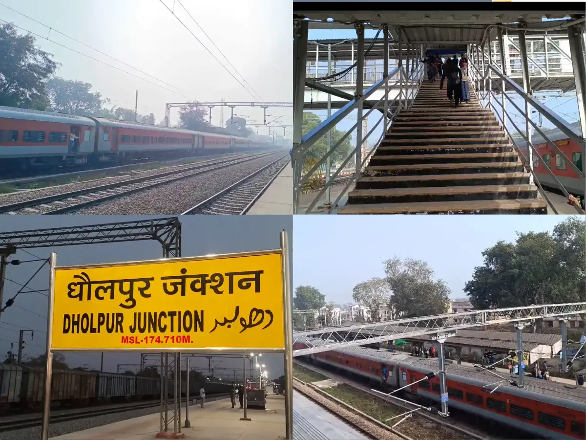 एयरपोर्ट जैसा दिखेगा धौलपुर रेलवे स्टेशन, 28 करोड़ की लागत से कायाकल्प, मार्च 2026 तक पूरा होगा काम