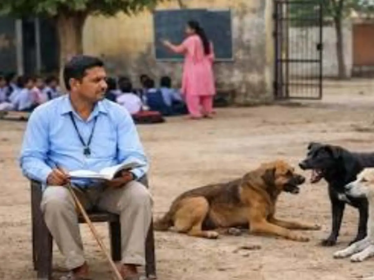 राजस्थान के शिक्षकों को नई जिम्मेदारी, अब स्कूल से आवारा कुत्ते भी भगाने होंगे राजस्थान के शिक्षकों को नई जिम्मेदारी, अब स्कूल से आवारा कुत्ते भी भगाने होंगे